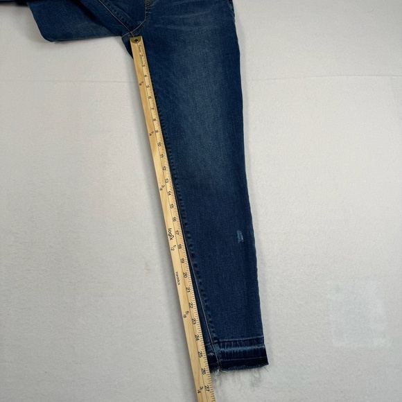 Spanx Pull On Skinny Legging Jean Womens Size Large Mid Rise Dark Wash Stretch - Picture 11 of 14